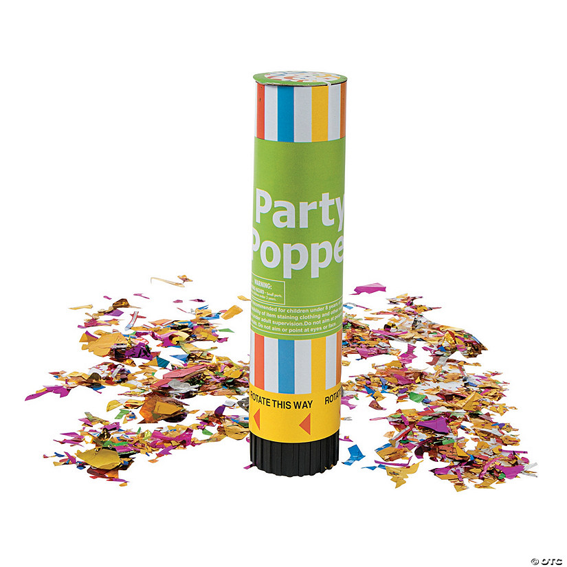 Jumbo Party Poppers Discontinued