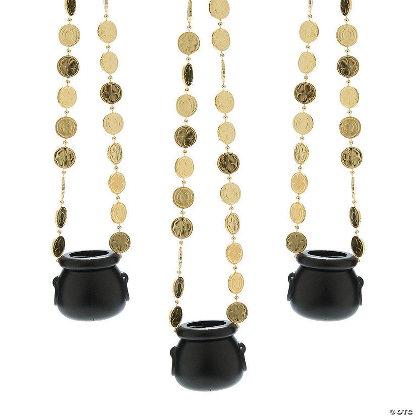 Jumbo Pot of Gold Beaded Necklace - 6 Pc. - Less Than Perfect Image