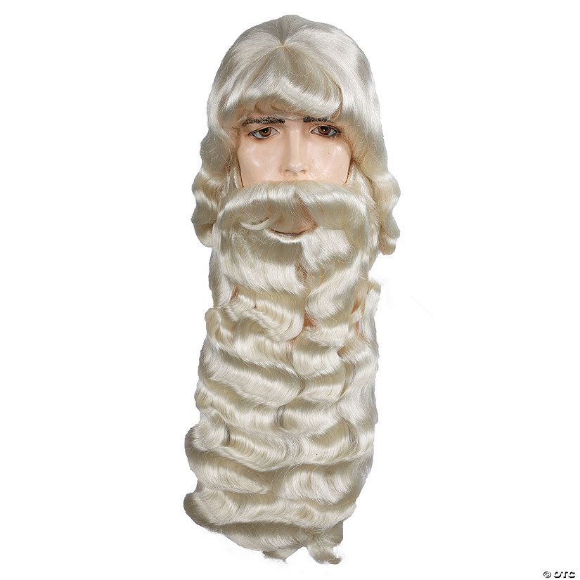 Jumbo santa beard and wig set oriental trading