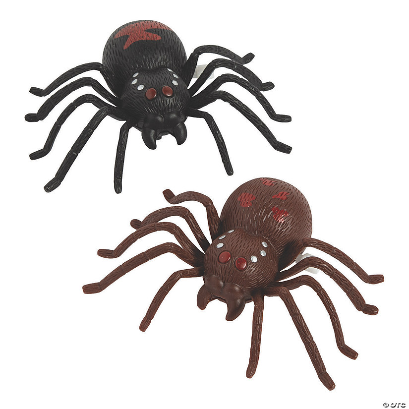 Jumbo Wind-Up Spiders - 12 Pc. Image