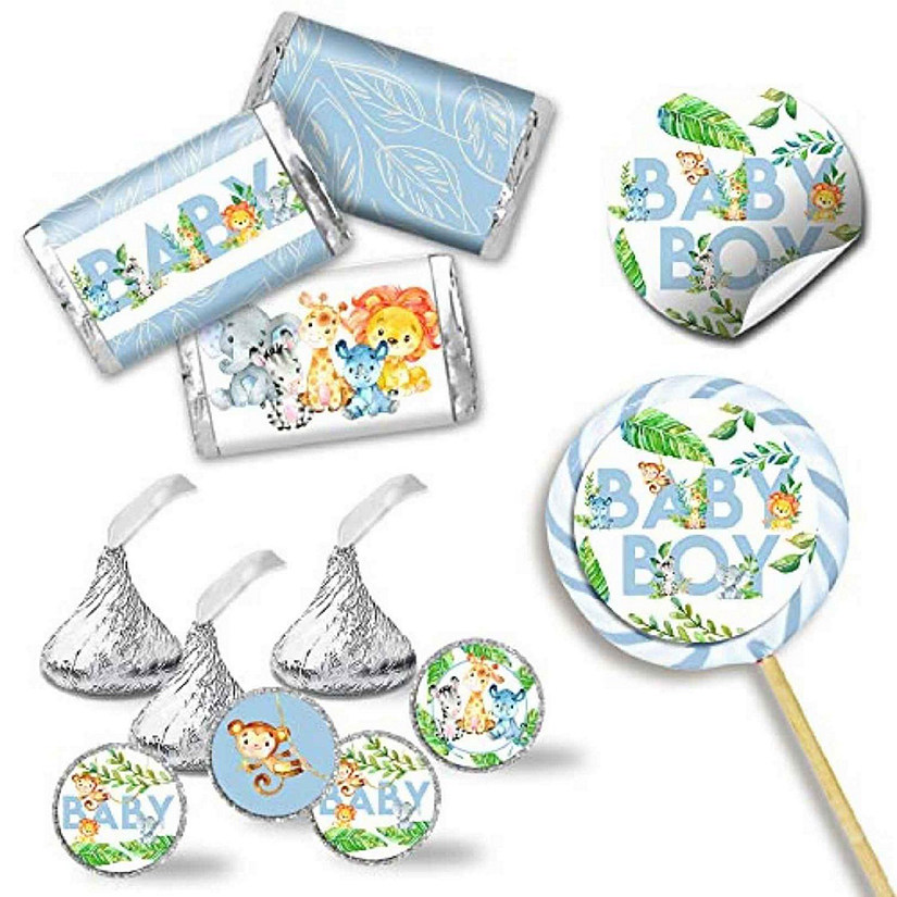 Jungle Animals Blue Sticker Bundle 429pc. by AmandaCreation Image