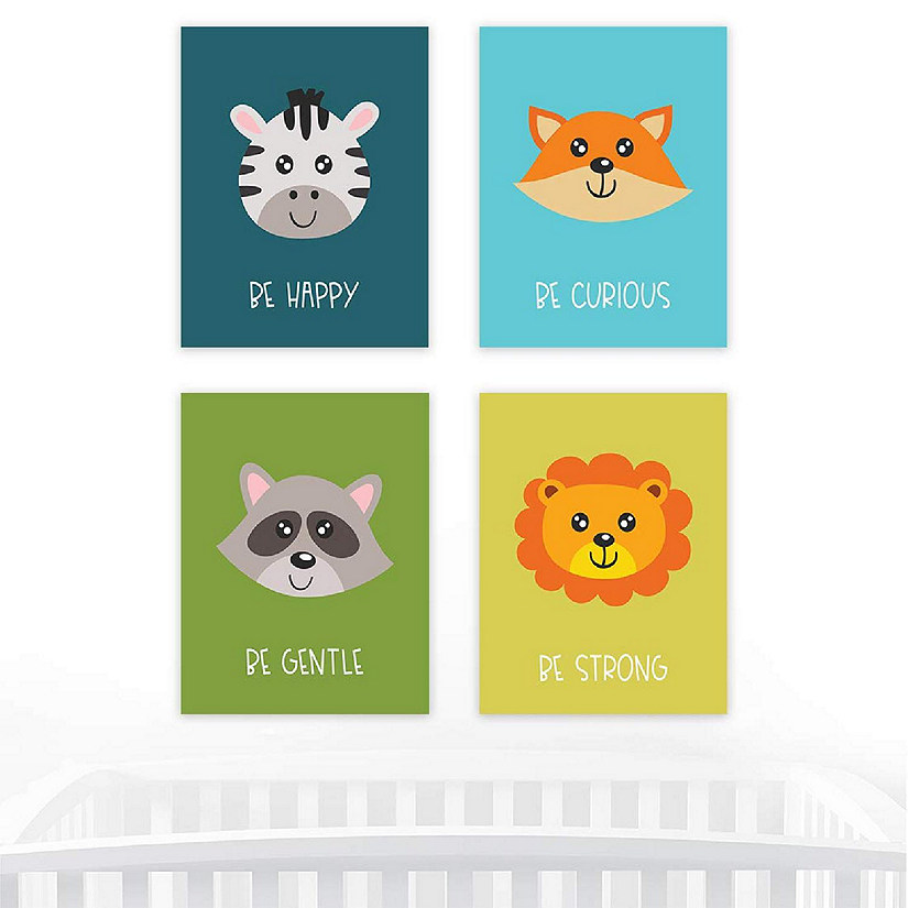 Jungle Animals Prints Set 2 8.5x11in 4pk Image
