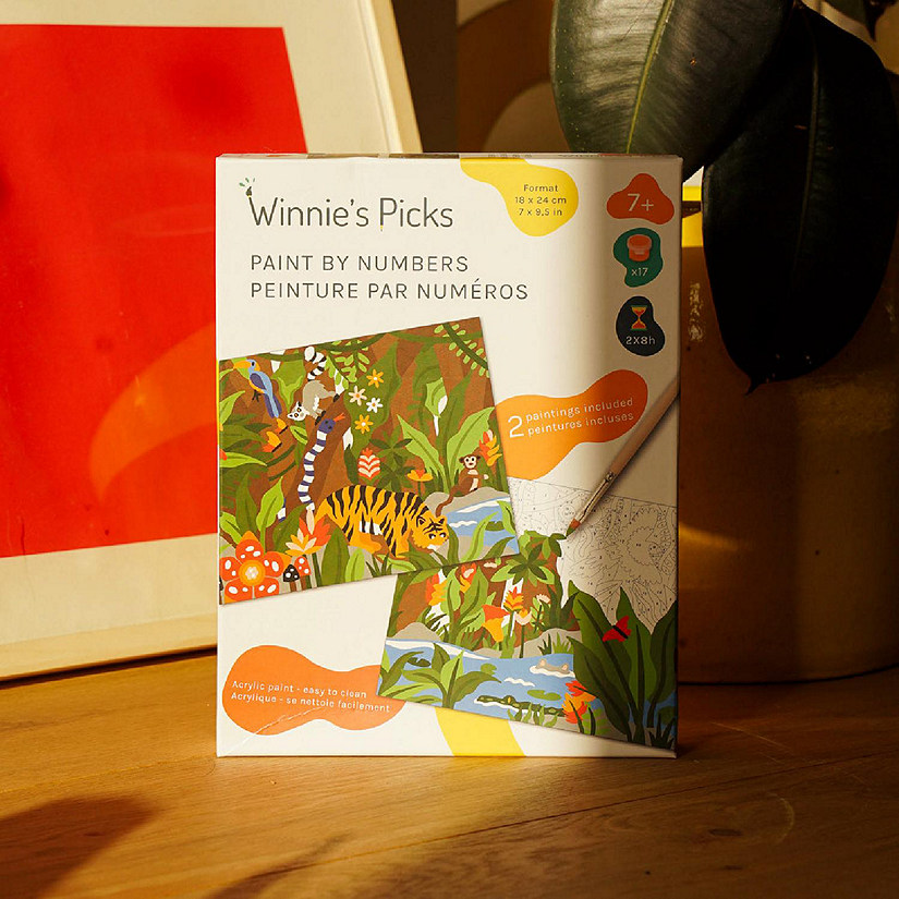 Jungle - Kids' paint by numbers Image