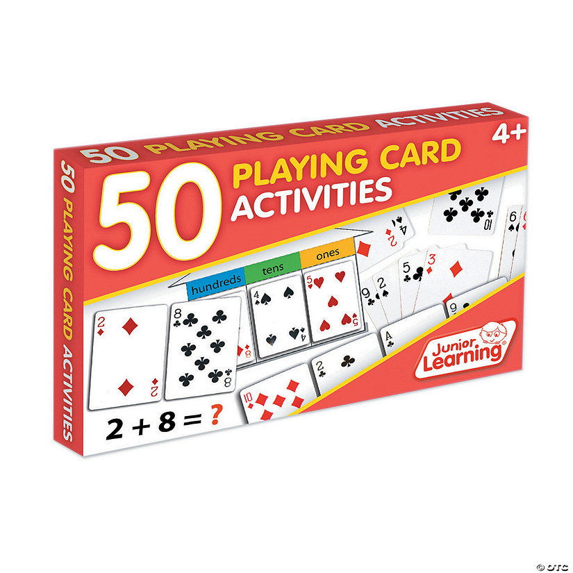 Junior Learning 50 Playing Cards Activities (Activity Cards Set) Image