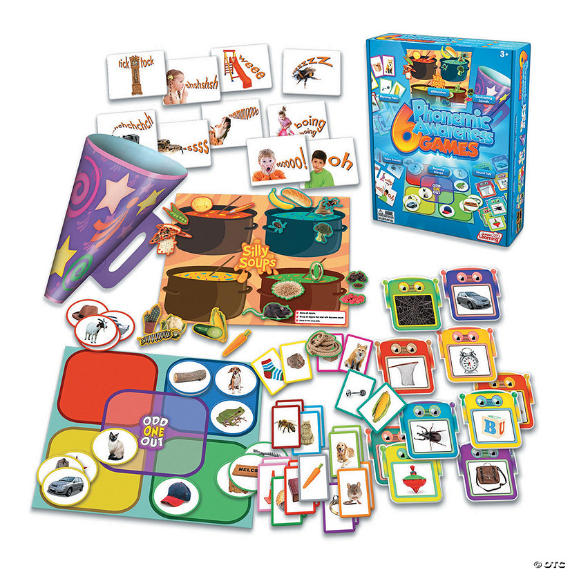 Junior Learning 6 Phonemic Awareness Games Image