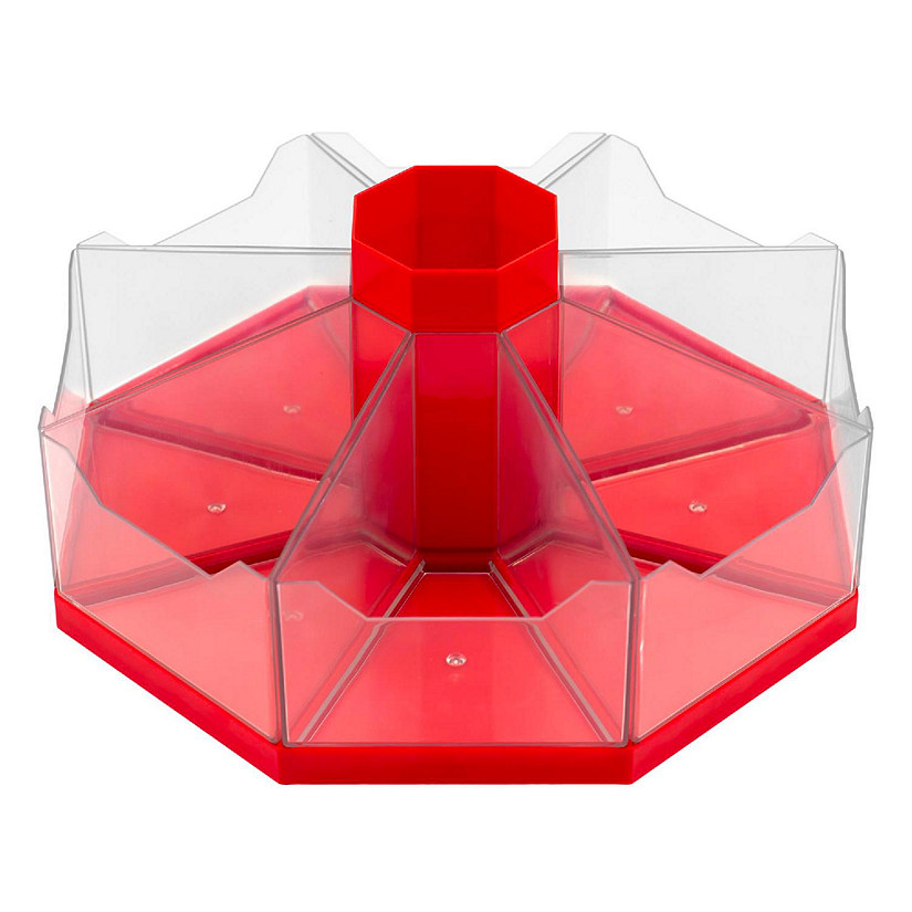 Junior Learning: Classroom Caddie - Red - 360&amp;#176; Spinning Organizer, 8 Trays Image