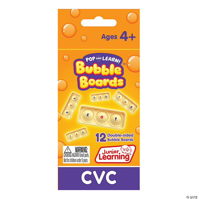 Junior Learning CVC Pop and Learn Bubble Boards Image