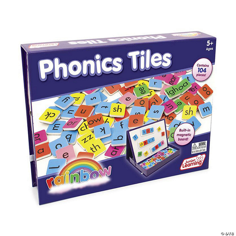 Junior Learning Rainbow Phonics Tiles Image