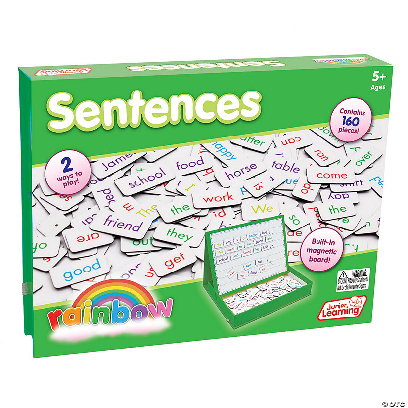 Junior Learning Rainbow Sentences, 160 Pieces Image