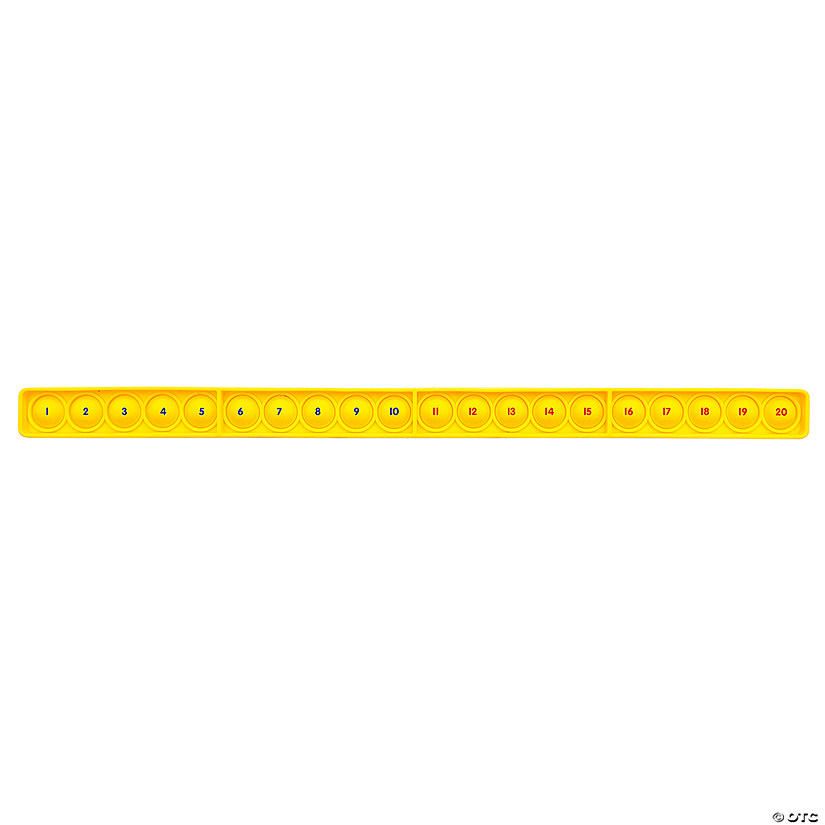 Junior Learning<sup>&amp;#174;</sup> Number Track Pop and Learn!&amp;#8482; Bubble Board Image