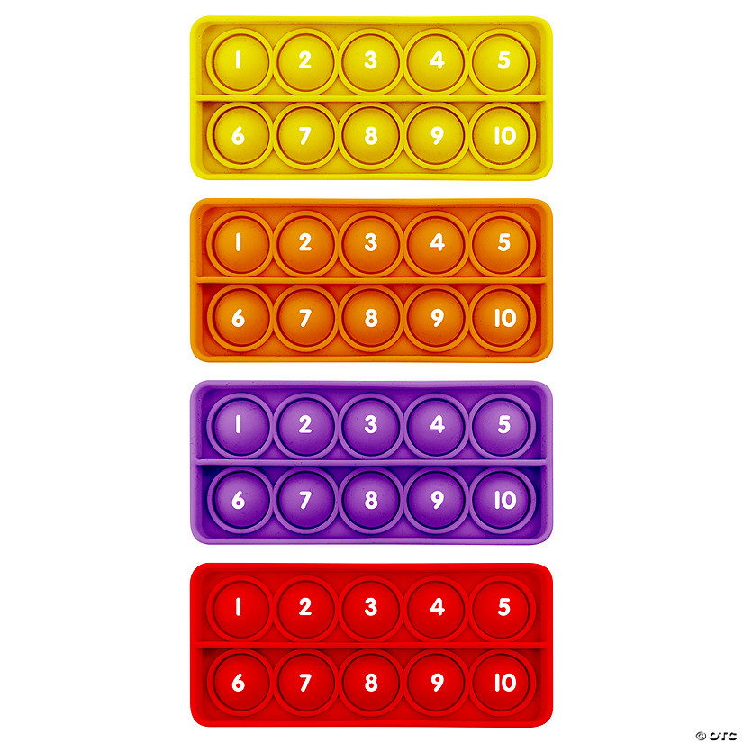Junior Learning<sup>&#174;</sup> Ten Frames Pop and Learn!&#8482; Bubble Boards &#8211; 4 Pc.  Image