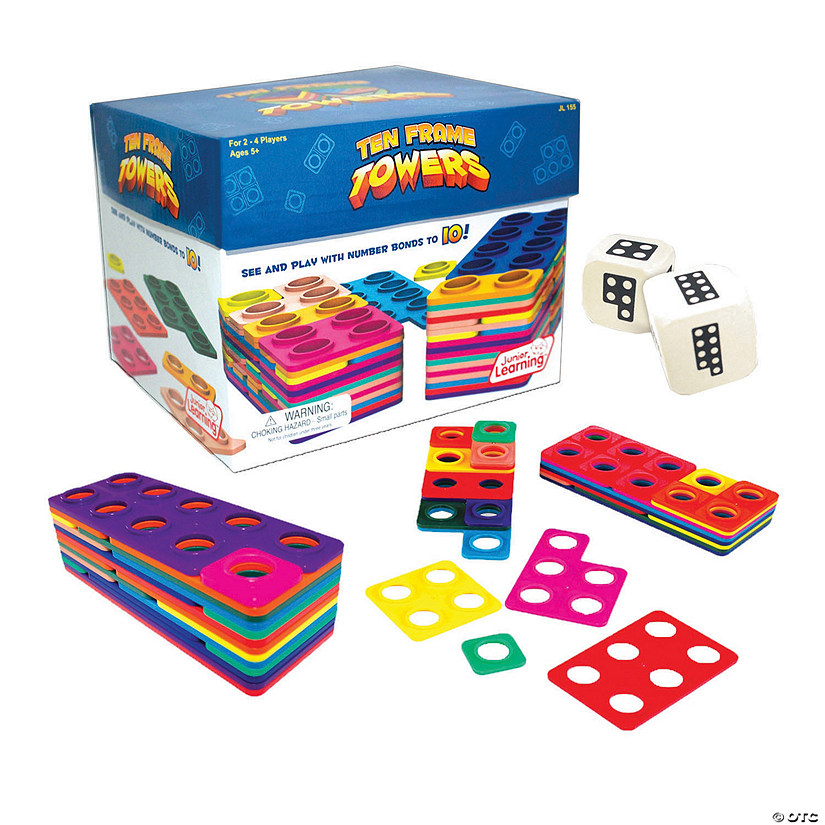 Junior Learning Ten Frame Towers&#174; Game Image