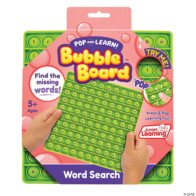 Junior Learning Word Search Bubble Board Image