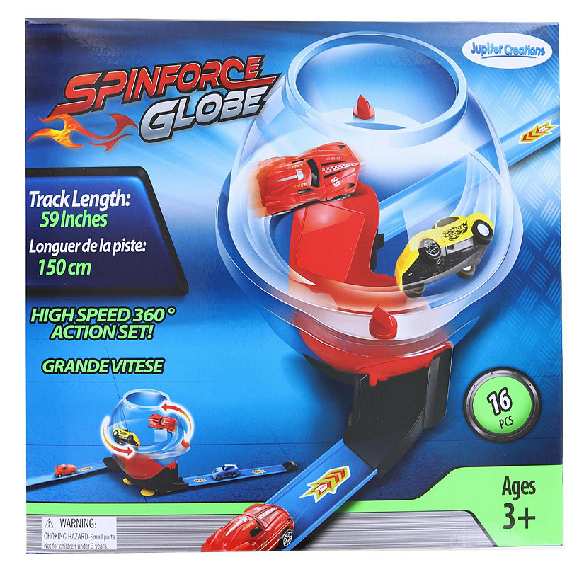 Jupiter Creations SpinForce Battle Globe PullBack Cars