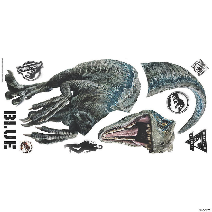 Jurassic World 2 Blue Velociraptor Decal Image