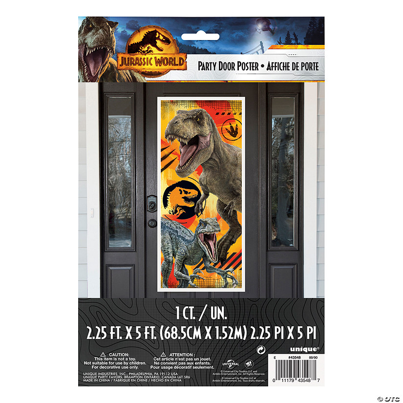 Jurassic World 3: Dominion&#8482; Plastic Door Banner Image