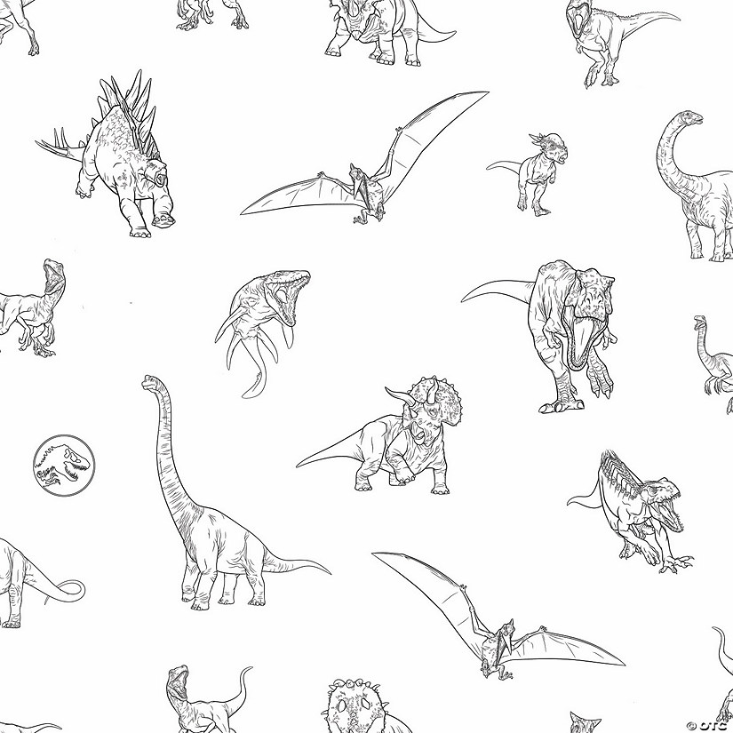 Jurassic world dinosaurs peel & stick wallpaper Image