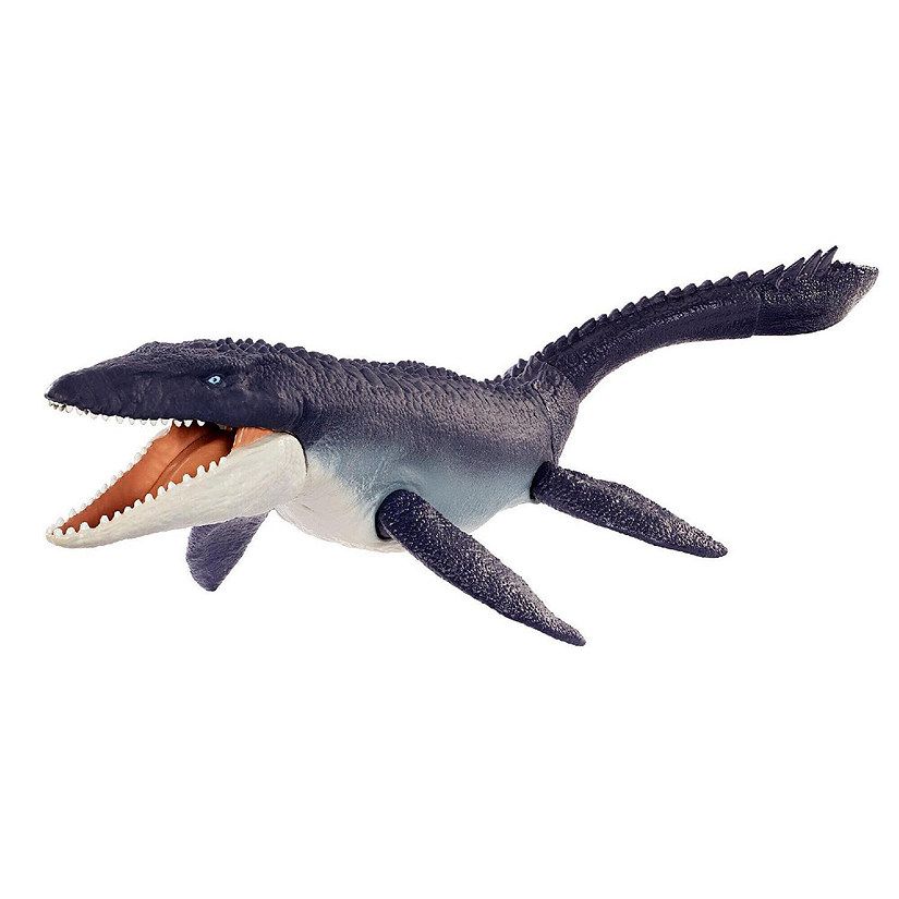 Jurassic World Dominion Mosasaurus Dinosaur Ocean Protector Movable Figure Mattel Image