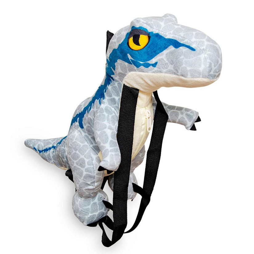 Jurassic World Velociraptor Blue 17-Inch Plush Backpack Image