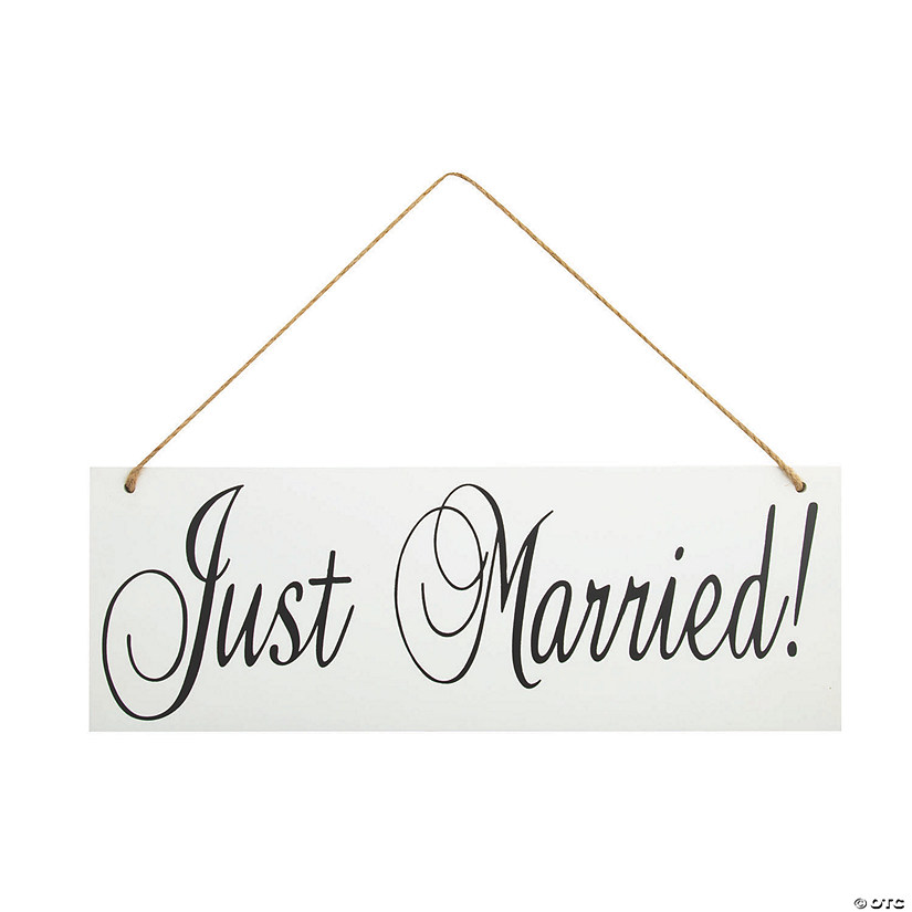 Just Married Sign Image