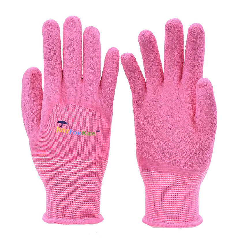 JustForKids Kids Garden Gloves Pink Image