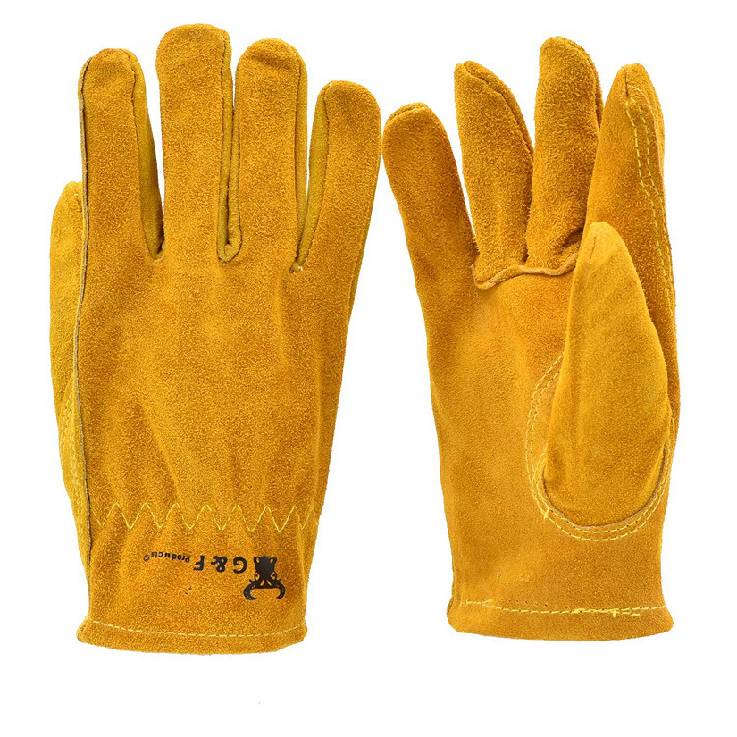 JustForKids Kids Leather Garden Gloves Medium Image