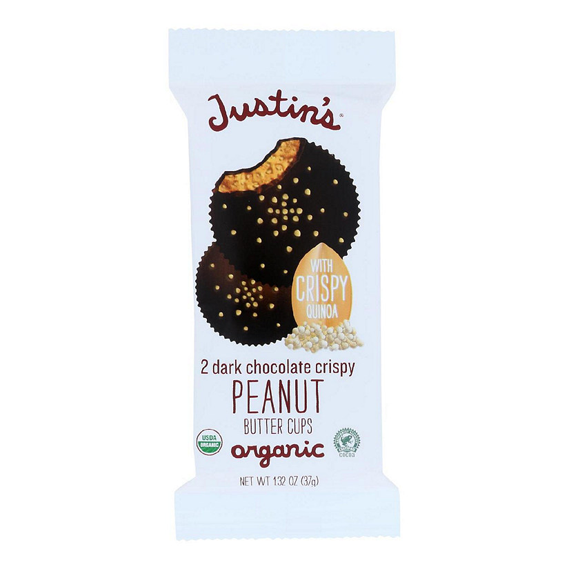 Justin's - Cups Drk/ch Peanut Butter Crisp - Case of 12-1.32 OZ Image