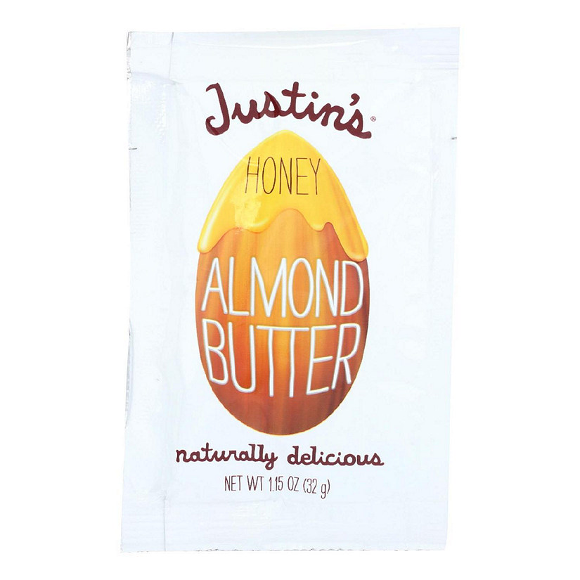 Justin's Nut Butter Squeeze Pack Almond Butter Honey Case of 10