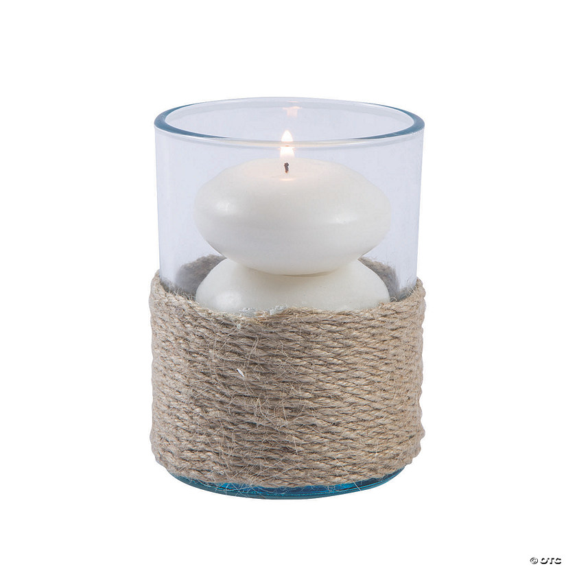 JuteWrapped Votive Candle Holders Oriental Trading