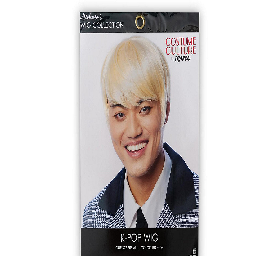 K-Pop Adult Costume Wig  Cosplay, Costume, & Leisure Wig  Blonde Hair Color Image