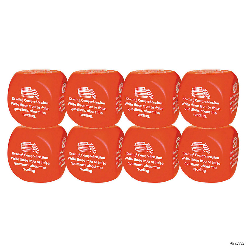 Kagan Publishing Reading Comprehension Cube Class, Set of 8 Image