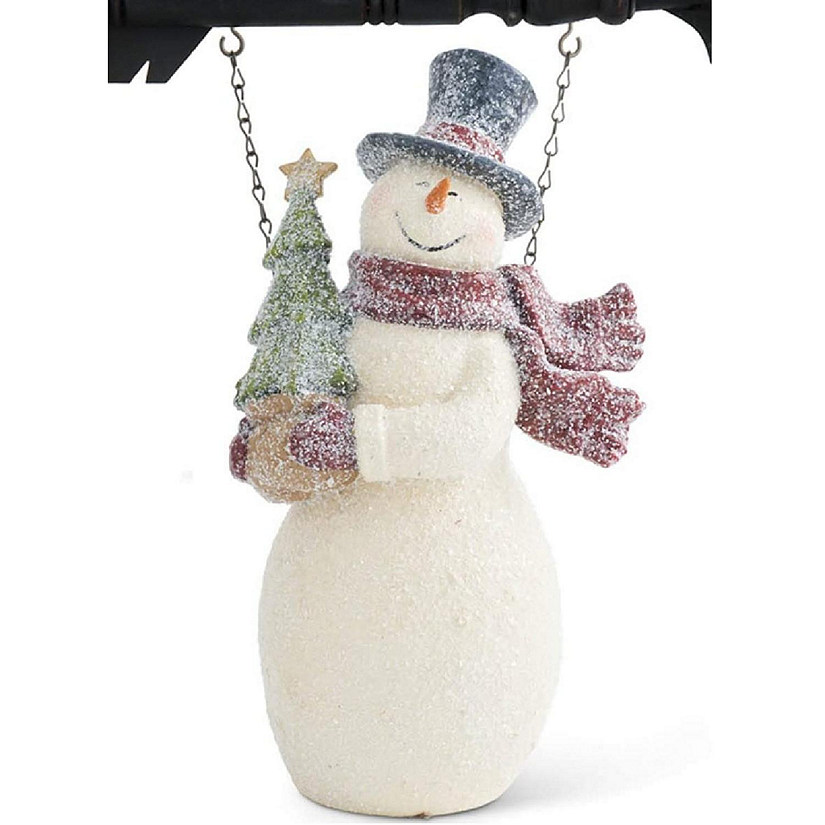K&K Glittered Vintage Snowman Arrow Replacement 13.5 In - Arrow Sold Separately Image