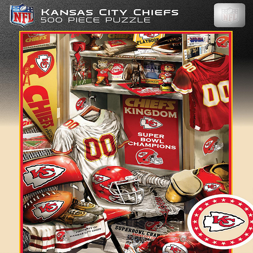 Kansas City Chiefs - Locker Room 500 Piece Jigsaw Puzzle Image