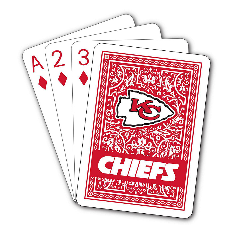 Kansas City Chiefs NFL Team Playing Cards Image