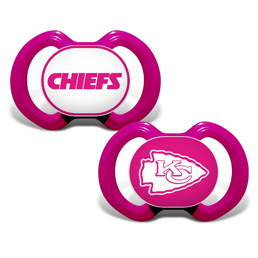 Kansas City Chiefs - Pink Pacifier 2-Pack Image