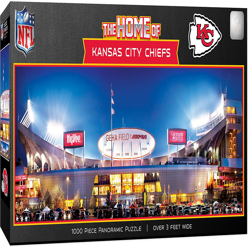 Kansas City Chiefs - Stadium View 1000 Piece Panoramic Jigsaw Puzzle Image