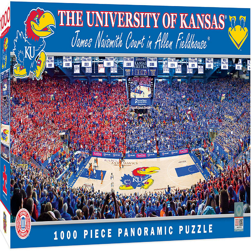 Kansas Jayhawks - 1000 Piece Panoramic Jigsaw Puzzle Image