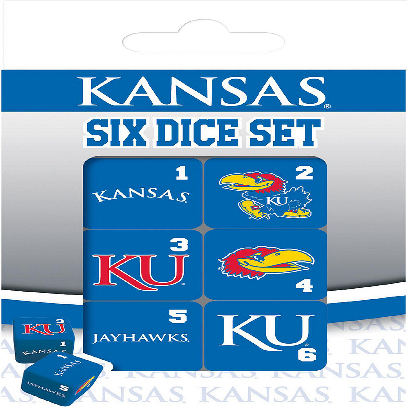 Kansas Jayhawks Dice Set - 19mm Image