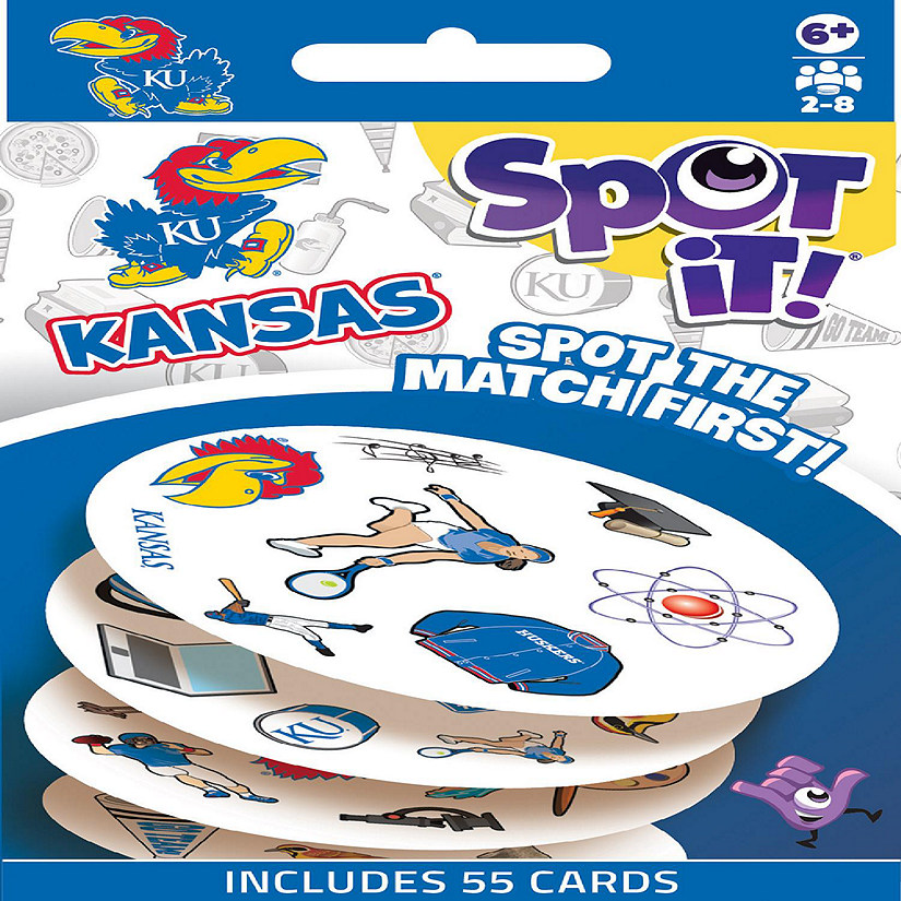 Kansas Jayhawks Spot It! Card Game Image