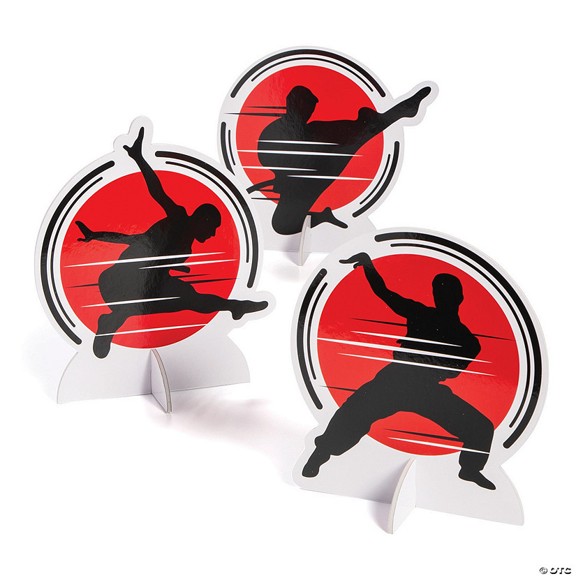 Karate Party Centerpieces - 3 Pc. Image