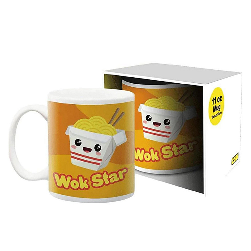 Kawaii Foods Wok Star 11 Ounce Ceramic Mug Image