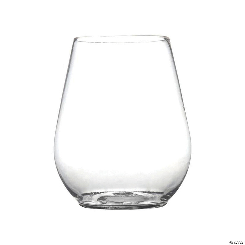 Kaya Collection 4 oz. Clear Stemless Plastic Mini Goblets - 64 Pc. Image