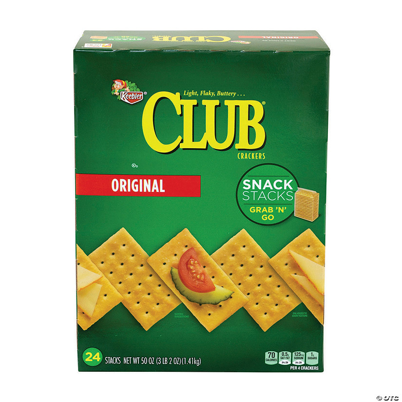 KEEBLER Original Club Crackers Snack Stacks, 50 oz Image