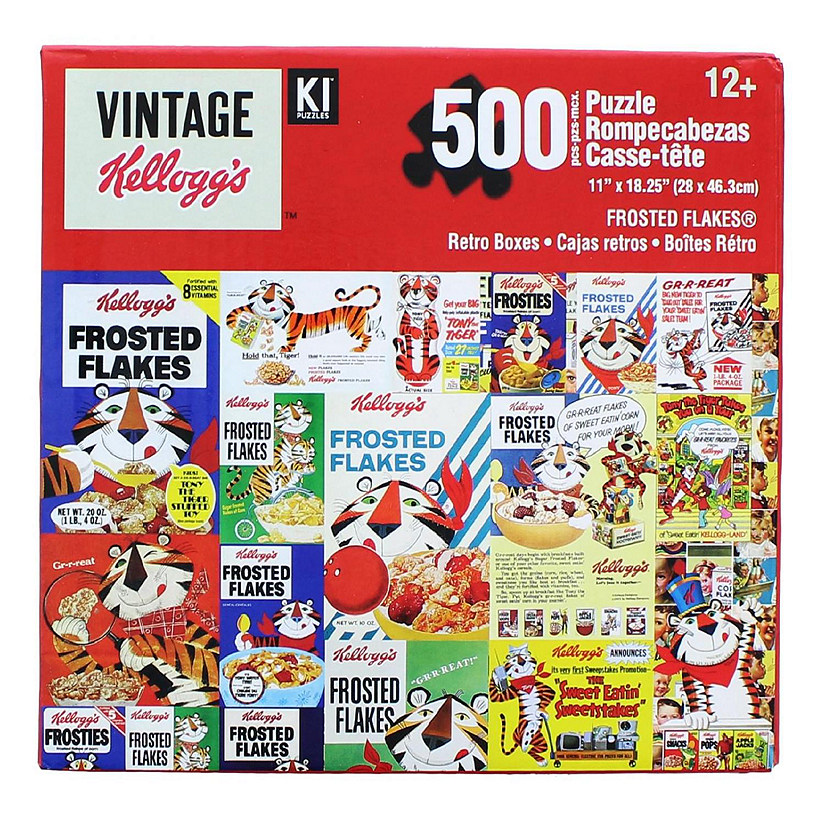Kellogg's Vintage Frosted Flakes 500 Piece Jigsaw Puzzle Image