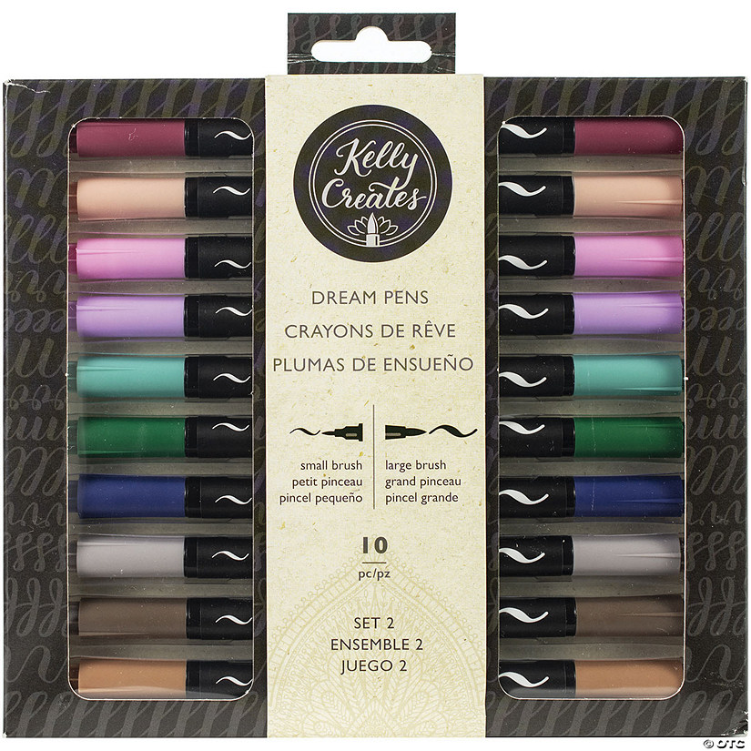 Kelly Creates Dream Brush Pens - Meadow, 10 Pack Image