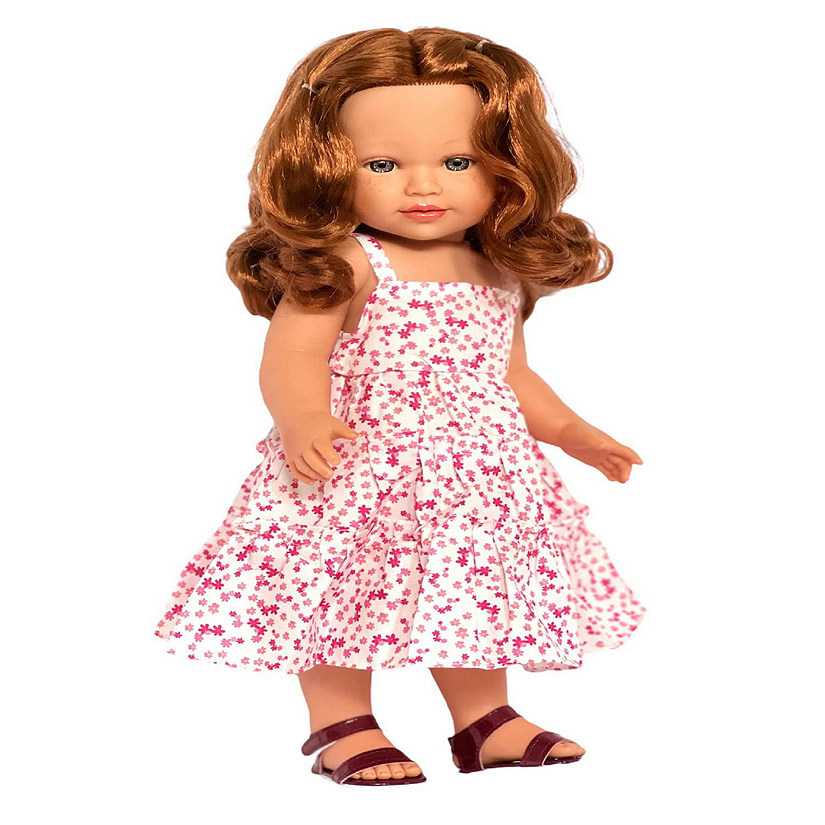 Kennedy and Friends Pretty in Pink Floral Maxi Dress for 18 Inch Fashion Girl Dolls Image