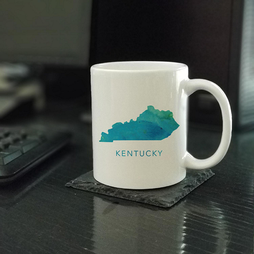 Kentucky Aqua Blue Water Ceramic Mug Image