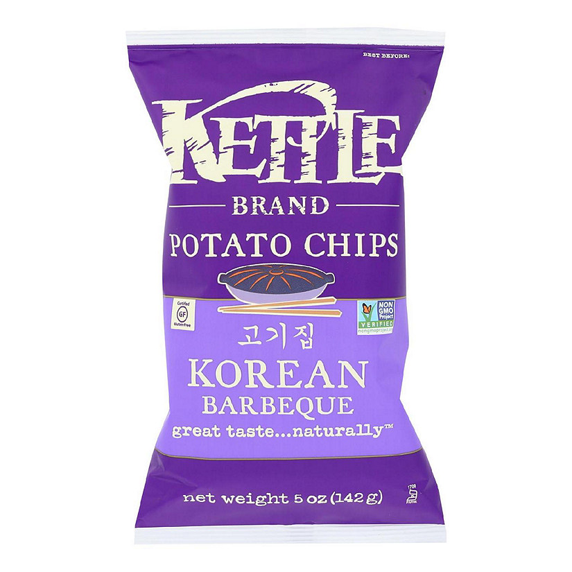 Kettle Brand Potato Chips Korean Barbeque 5 oz Pack of 15 Image