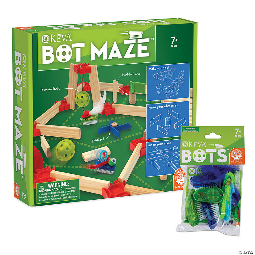 KEVA Bot Maze and Bots: Set of 2 Image