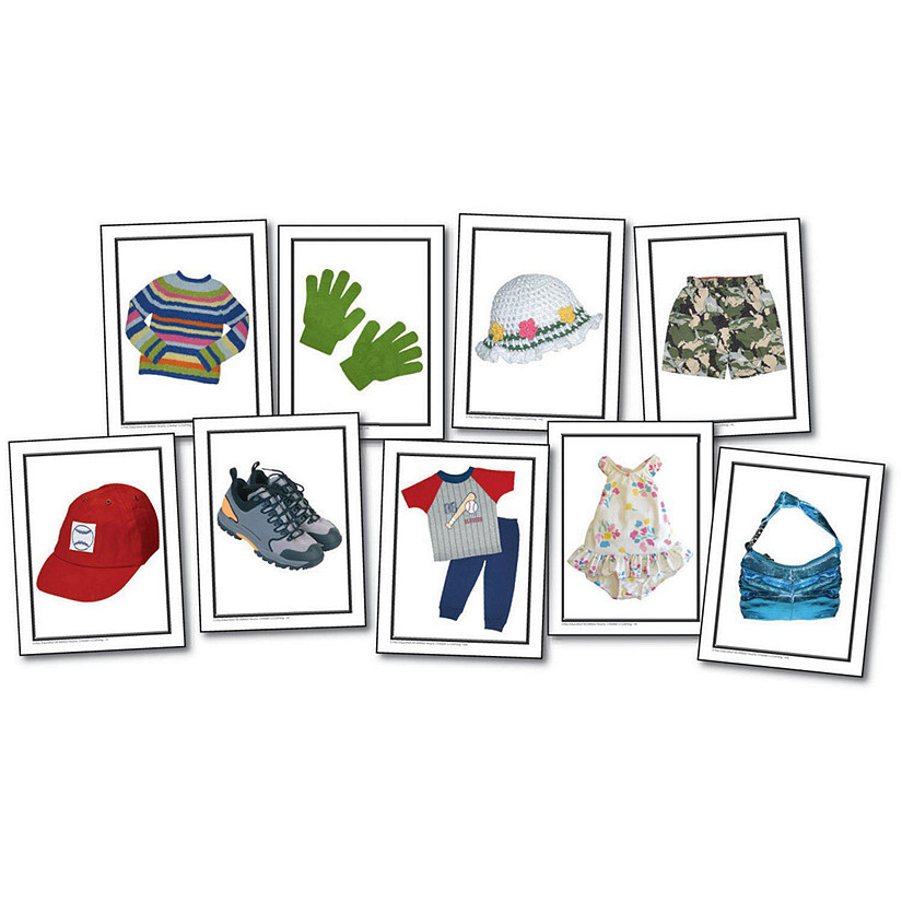Key Education - Nouns: Children&#8217;s Clothing Learning Cards Image